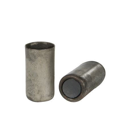 Lysholder med magnet, rustikk metall