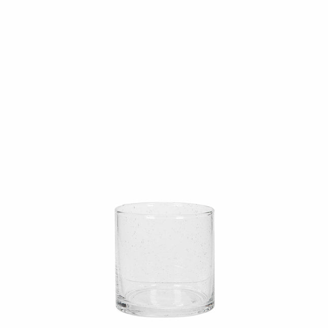 Cylinder vase i glass, 10x10cm