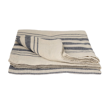 Karlevi duk, blå natur, 250cm