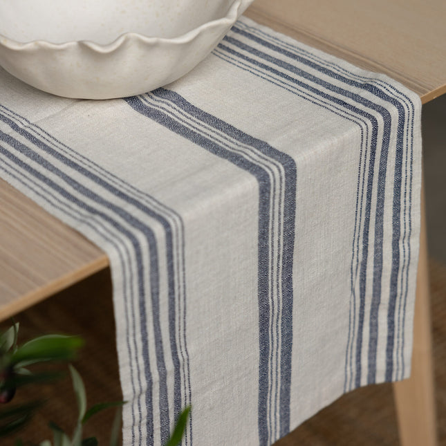 Karlevi løper, blå natur, 240cm