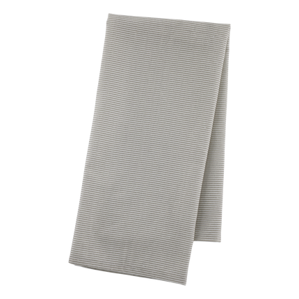 Kopphåndkle, beige- og hvitstripet