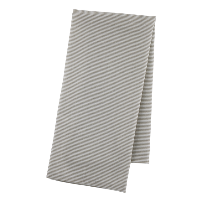 Kopphåndkle, beige- og hvitstripet