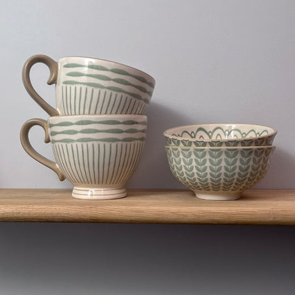 Maple kaffe- og tekopp, grønn