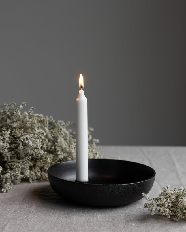 Lidatorp lysestake, sort, D21 cm