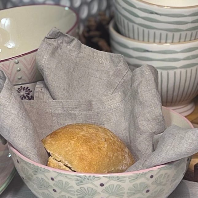 Maya skål med mønster i blågrønt, 16,5 m