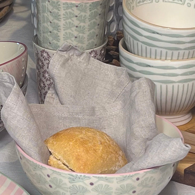 Maya skål med mønster i blågrønt, 16,5 m