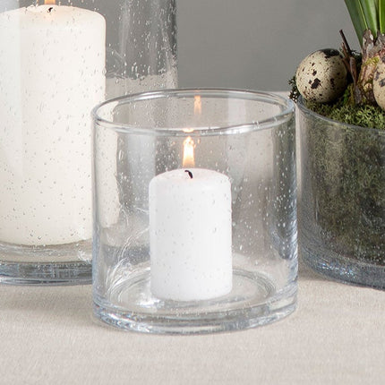 Cylinder vase i glass, 10x10cm