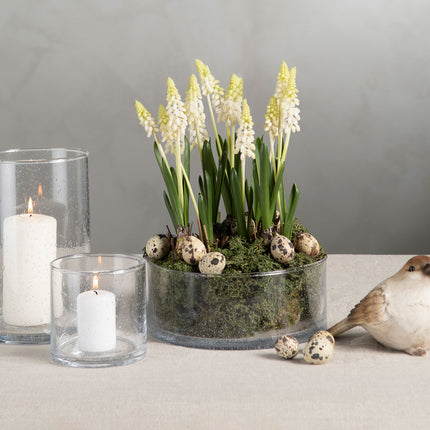 Cylinder vase i glass, 12x25cm