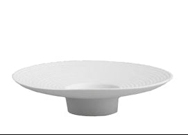 Tveta lysestake for t-lys, hvit, D15cm