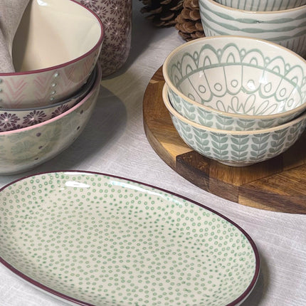 Maya skål, lilla, 16,5 m