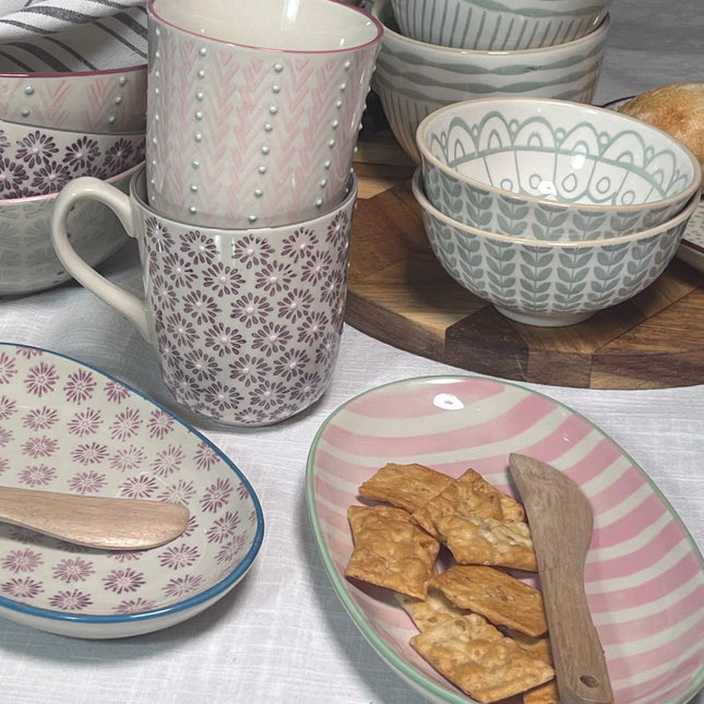 Maya krus med rosa mønster