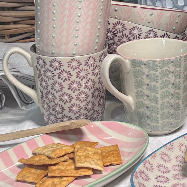 Maya krus med rosa mønster