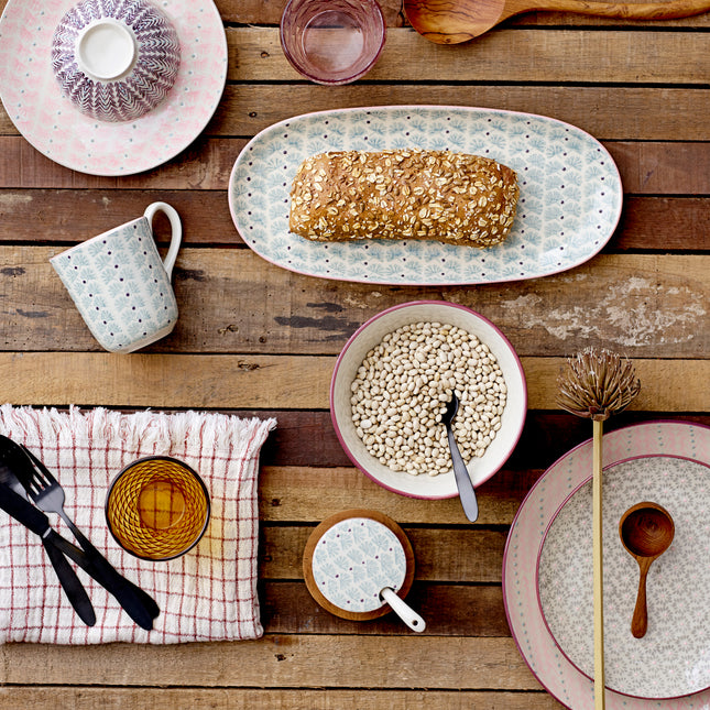 Maya krus med mønster i blågrønt