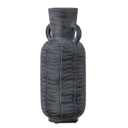 Vase, mørk grå, 30cm