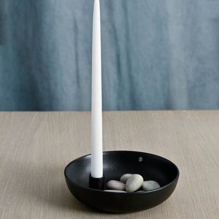 Lidatorp lysestake, sort, D21 cm