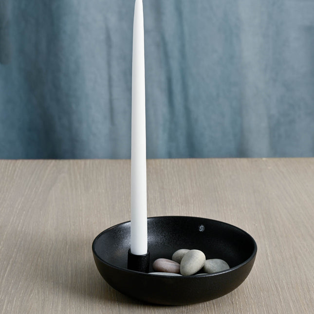 Lidatorp lysestake, sort, D21 cm