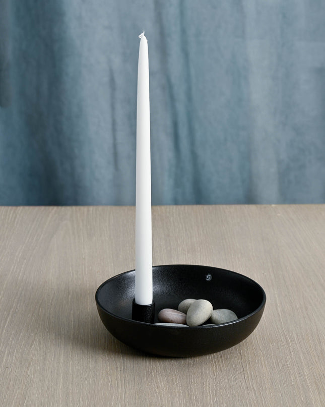 Lidatorp lysestake, sort, D21 cm