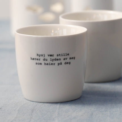 Krus "heier på deg", 9 cm