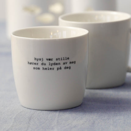 Krus "heier på deg", 9 cm