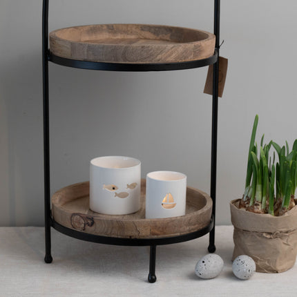 Lykt med båt, 7,5cm