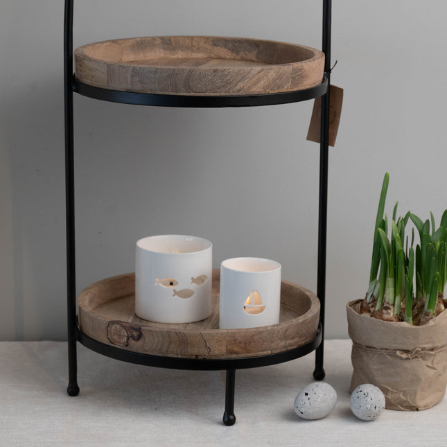 Lykt med båt, 7,5cm