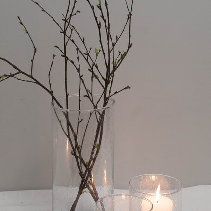 Cylinder vase i glass, 10x10cm