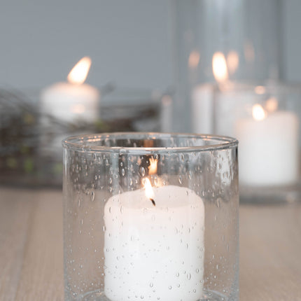 Cylinder vase i glass, 10x10cm