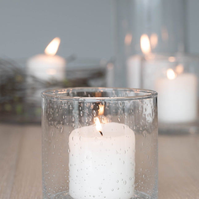 Cylinder vase i glass, 10x10cm