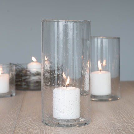 Cylinder vase i glass, 12x25cm