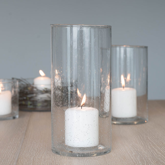 Cylinder vase i glass, 12x25cm