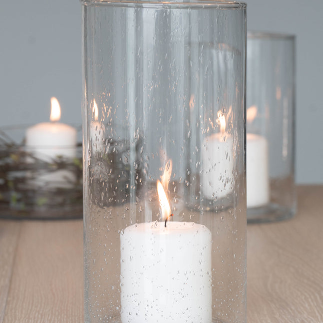 Cylinder vase i glass, 12x25cm