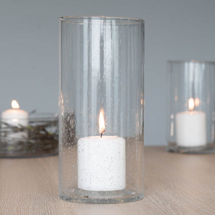 Cylinder vase i glass, 12x25cm