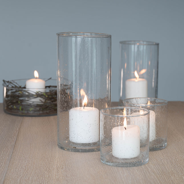 Cylinder vase i glass, 10x10cm