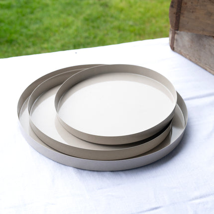 Sandfarget fat i metall, 35 cm