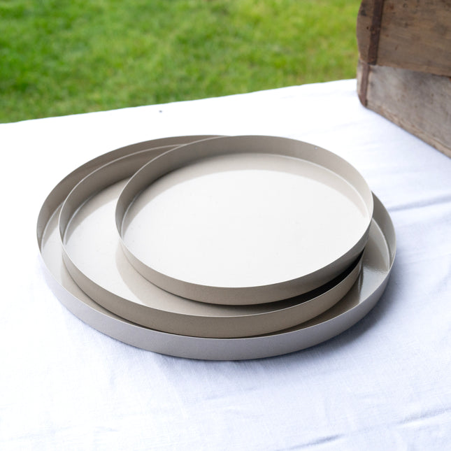 Sandfarget fat i metall, 30 cm