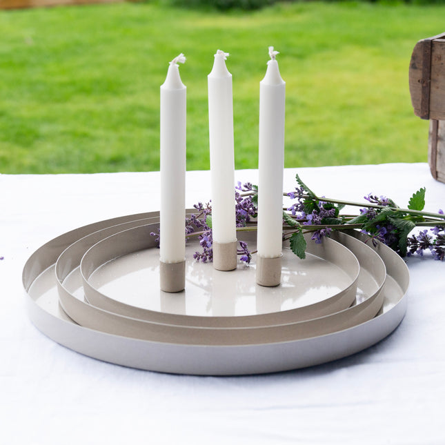 Sandfarget fat i metall, 25 cm