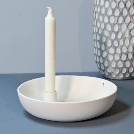 Lidatorp lysestake, hvit, D21 cm