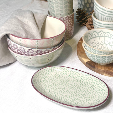 Maya skål, rosa, 16,5 m