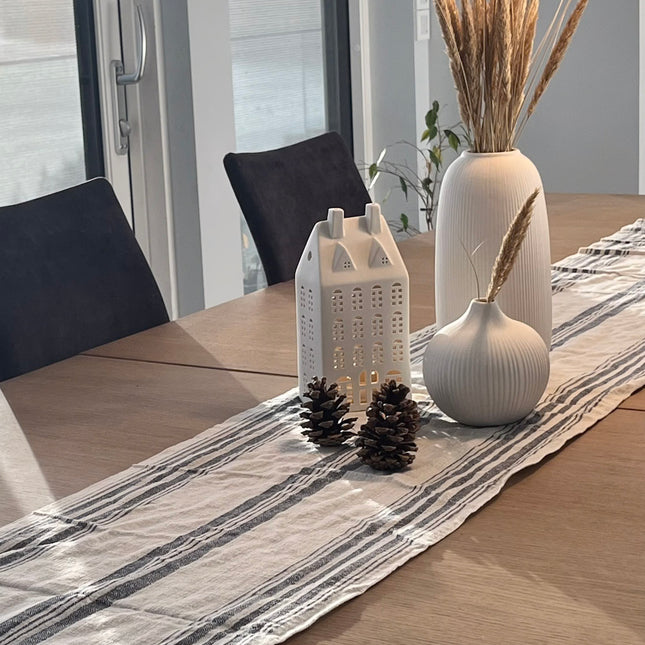 Karlevi løper, blå natur, 240cm