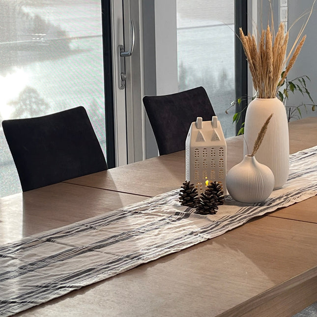 Karlevi løper, blå natur, 240cm