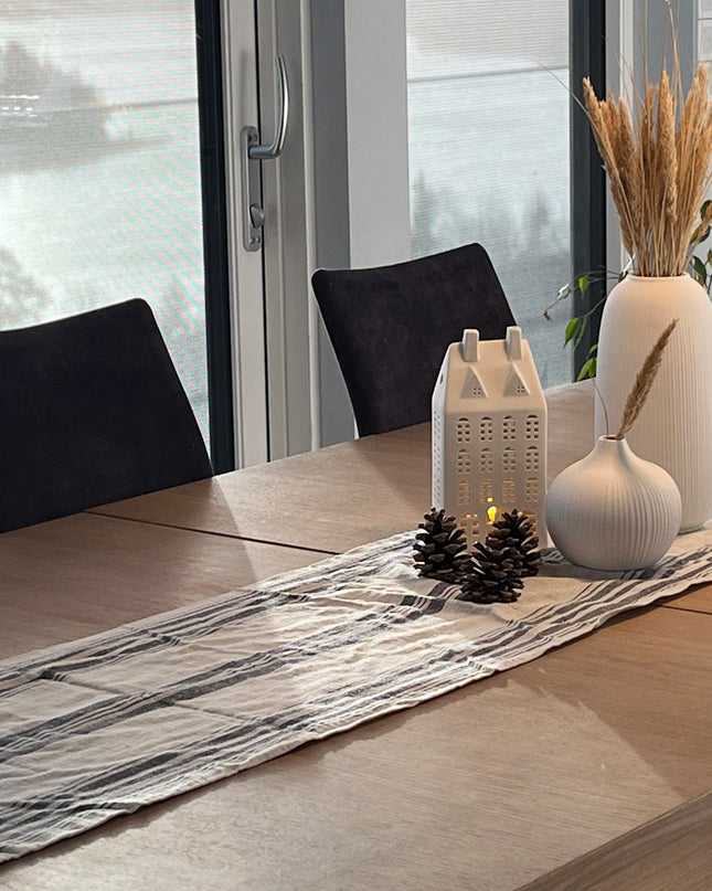 Karlevi løper, blå natur, 240cm