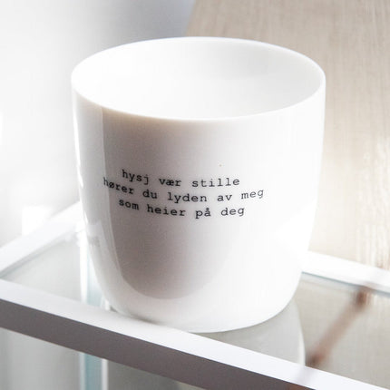 Krus "heier på deg", 9 cm