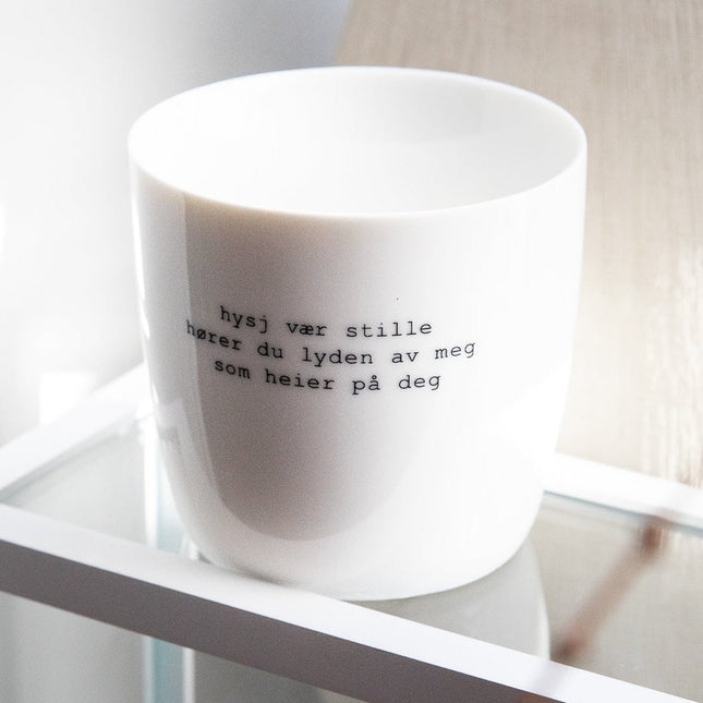Krus "heier på deg", 9 cm